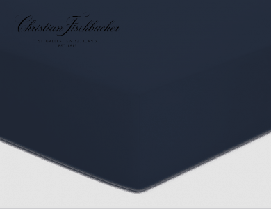 Christian Fischbacher fitted sheet Jersey - Navy 861