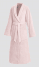 Terry bathrobe with shawl collar for women and men blossom