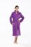 Terry bathrobe with shawl collar and belt inside for women blossom