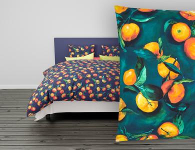 Christian Fischbacher "Orangerie" Satin Bed Linen