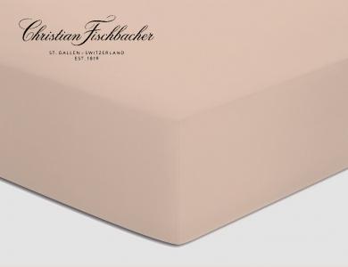 Christian Fischbacher fitted sheet Jersey - Salmon 003