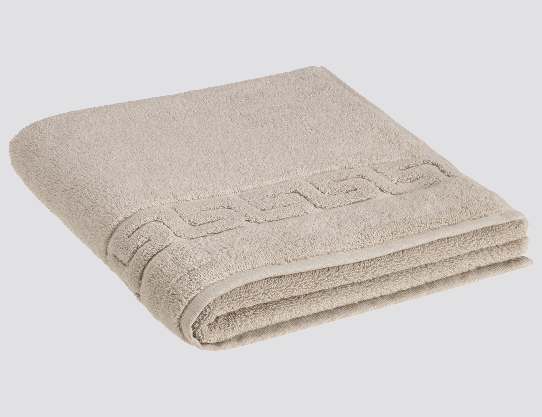 Cawö Towel Shower Cloth Sauna Noblesse Duo 1003-79 Meander Anthracite Black 